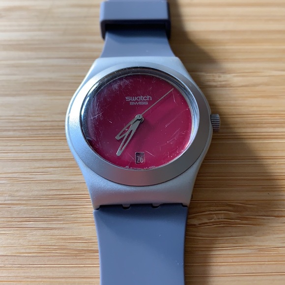 Swatch Watch - YLS4009 - TILE FUCHSIA - Picture 5 of 6